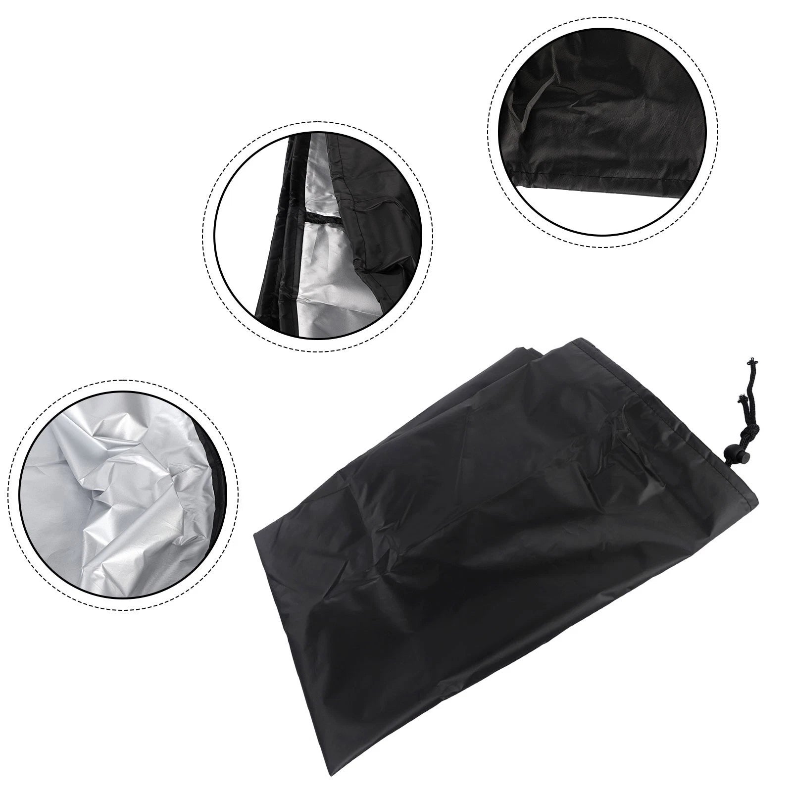 Waterproof Cover for Riding Lawn Mower (Fits up to 55" Deck Size)