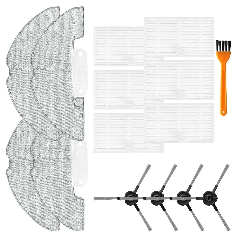 Mop Cloth Pads and Filter Paper for Robot Vacuum (Compatible Models)