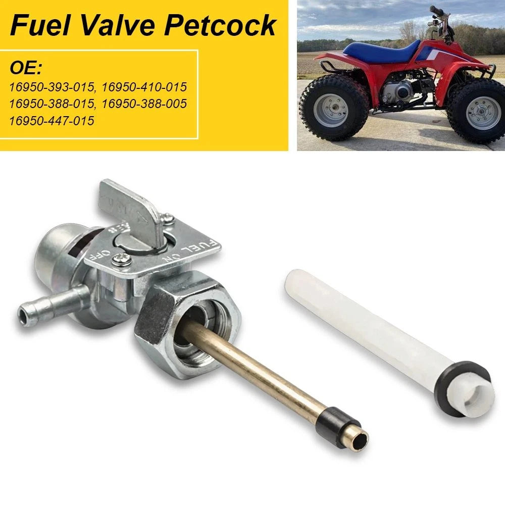 Gas Fuel Petcock Tank Valve for Honda ATC250/ATC250SX/ATC250ES (1985–1987)