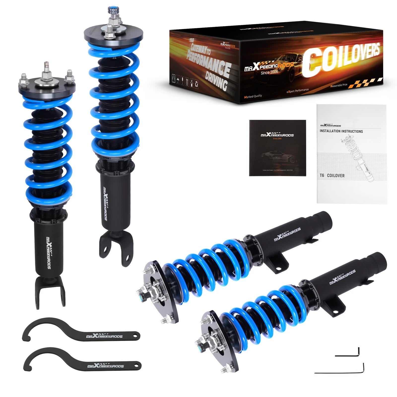 24 Way Damper Adjustable Coilovers Shocks Struts for Honda Accord 2013-2017