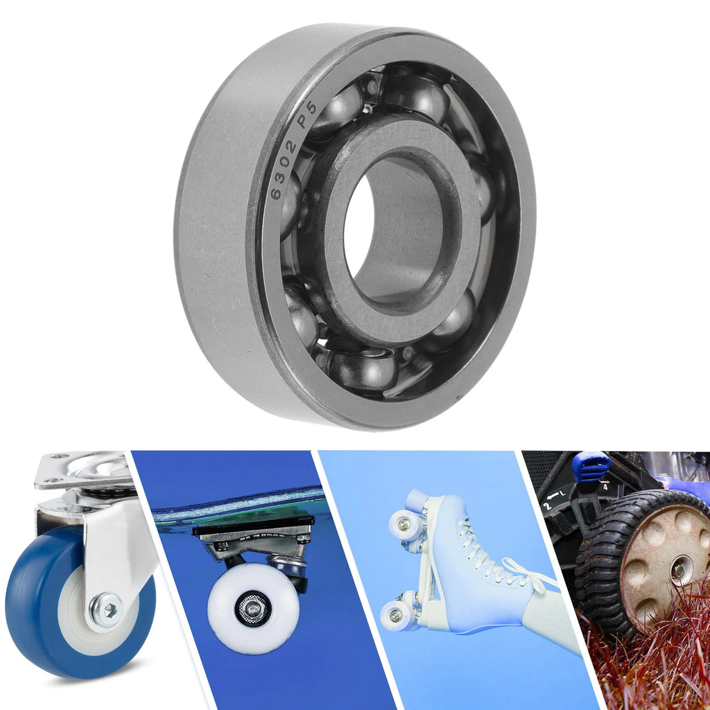 6302 Deep Groove Ball Bearing for Scooter Skateboard Wheel (15x42x13mm)