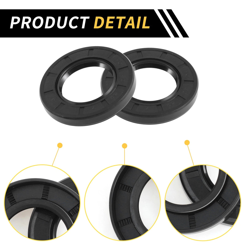 Set of 5 Oil Seal Rotary Shaft Seal NBR Rubber 30x52x7mm