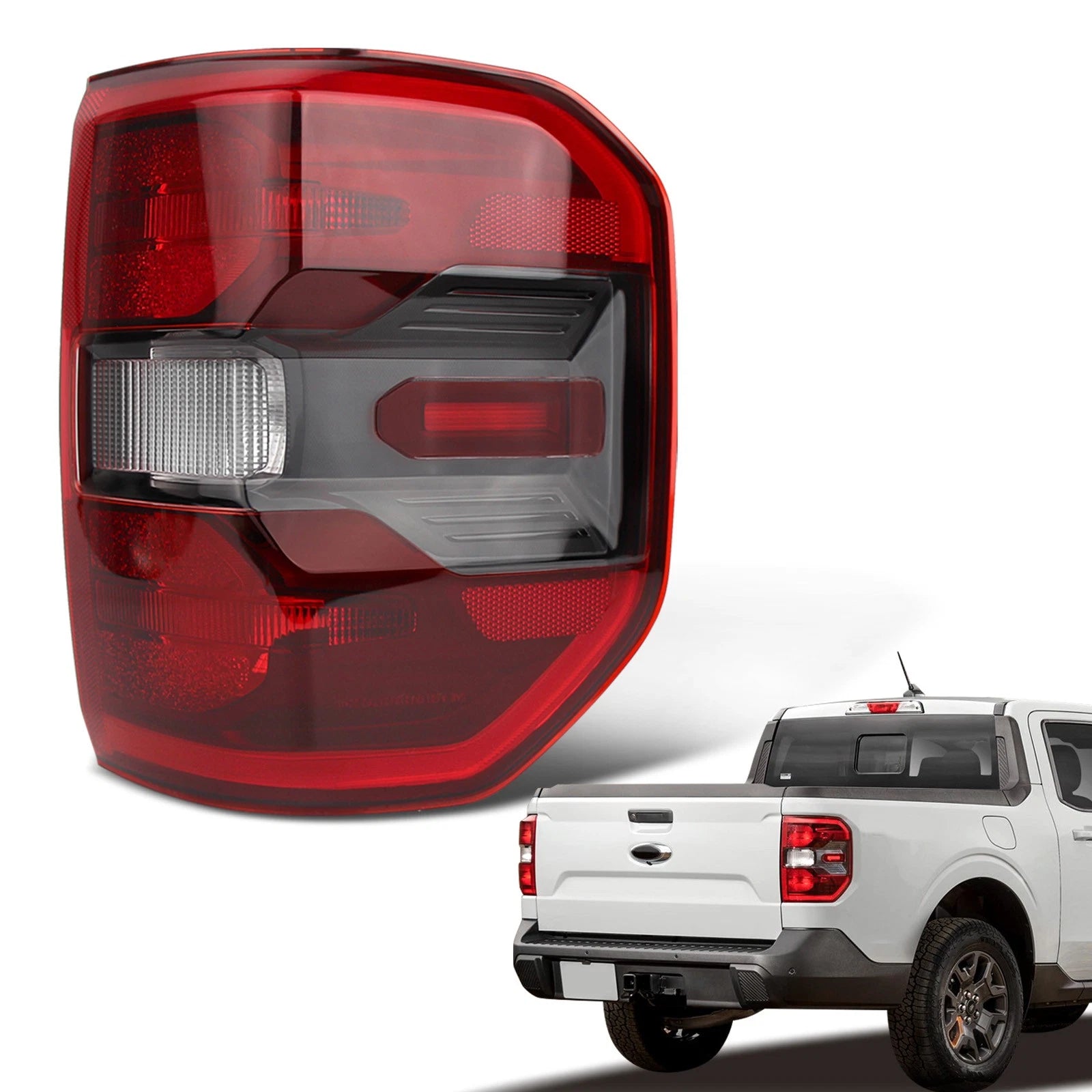 Full LED Tail Light for Ford Maverick Lariat (2022–2026) Smoke Lens