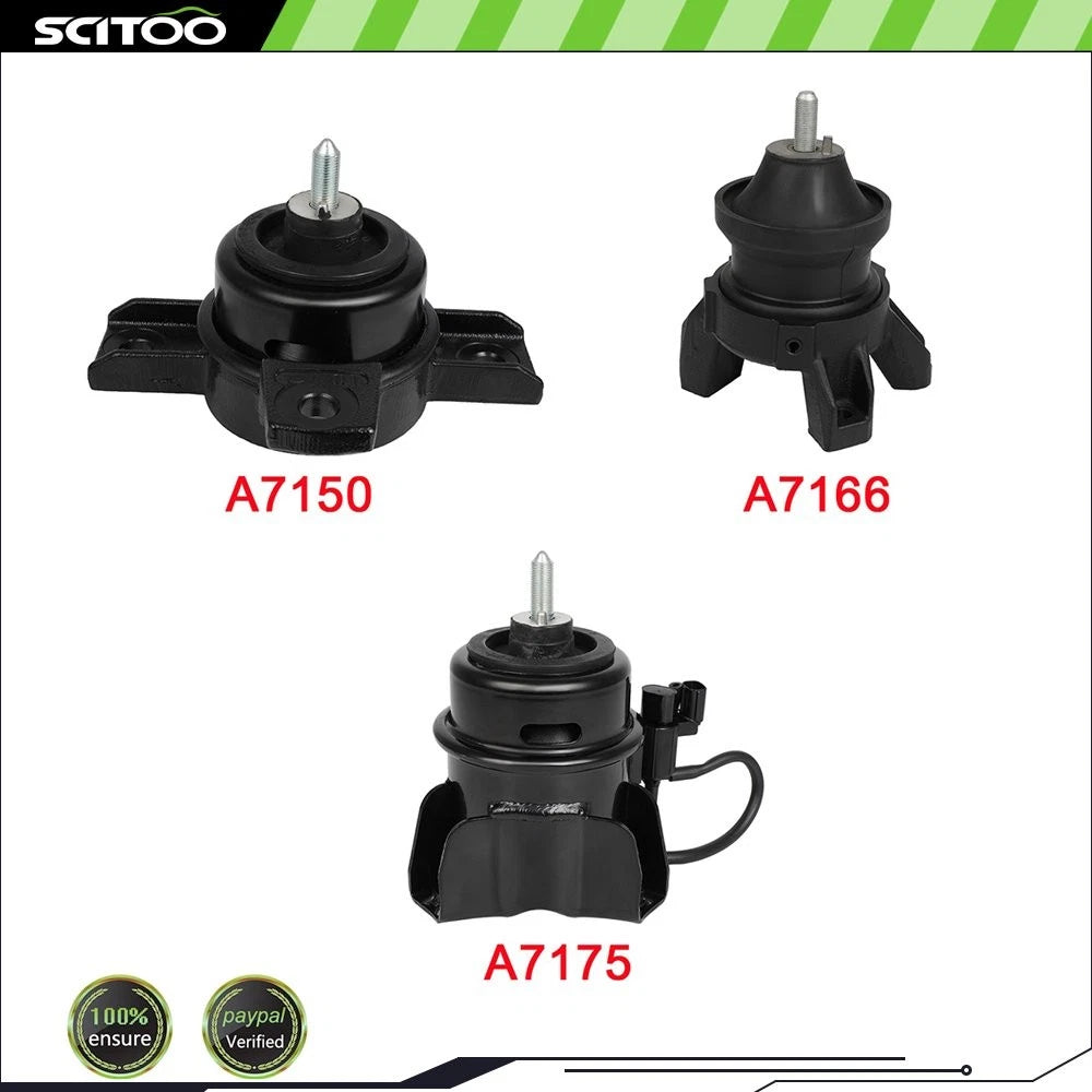 Engine Motor Mount for Veracruz V6 3.8L (2007–2012) A7150 A7166 A7175
