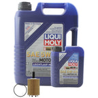 6L Engine Oil Change Kit for VW CC, Jetta (2011–2018) - Liqui Moly 5W40, Mahle