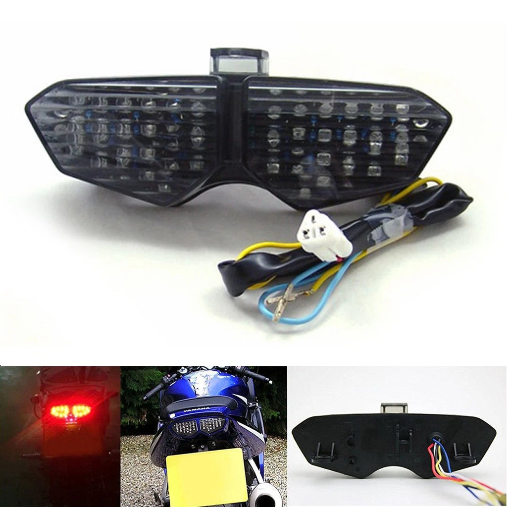 ABS LED Smoke Brake Turn Signal Tail Light for Yamaha YZF R6 (2003–2005)