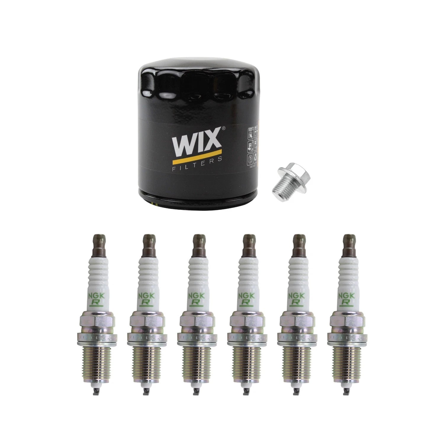 Wix Engine Oil Filter & NGK 6 V-Power Spark Plugs for SC300 Supra (1992–2000)
