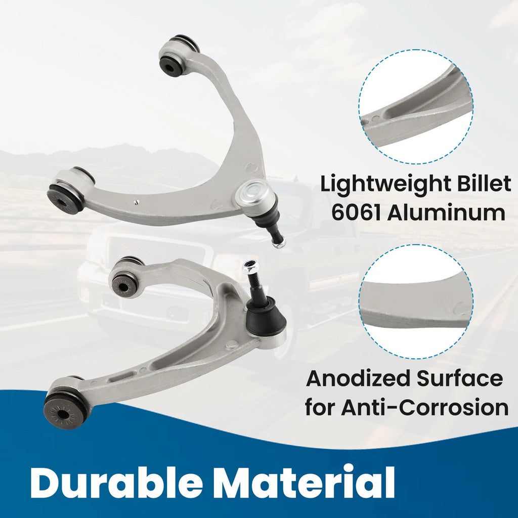 Upper Lower Control Arm for Chevy Silverado Tahoe GMC Sierra 1500 Yukon XL (2014–2016)