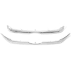 2X Front Upper & Center Grille Trim Chrome for Ford Edge (2011–2014)