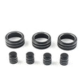 7x Switch Knob Ring Cover Trim for Honda Civic 2022+ CR-V 2023-2024 Black