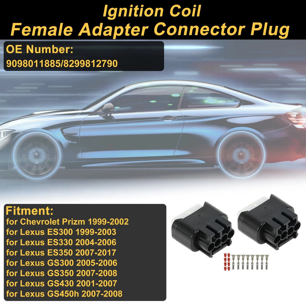 4 Pin Ignition Coil Connector Plug for Chevrolet Prizm (1999–2002)