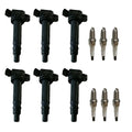 6X Ignition Coils & 6X Iridium Spark Plugs for Toyota Tacoma FJ Cruiser (2005–2015)