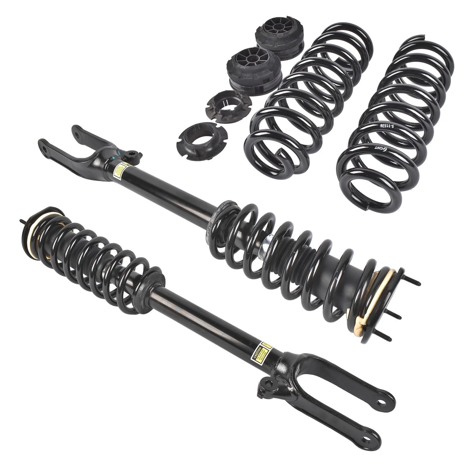 Front Shock Struts & Rear Coil Spring Lowering Kit for Mercedes W164 (2006–2011)