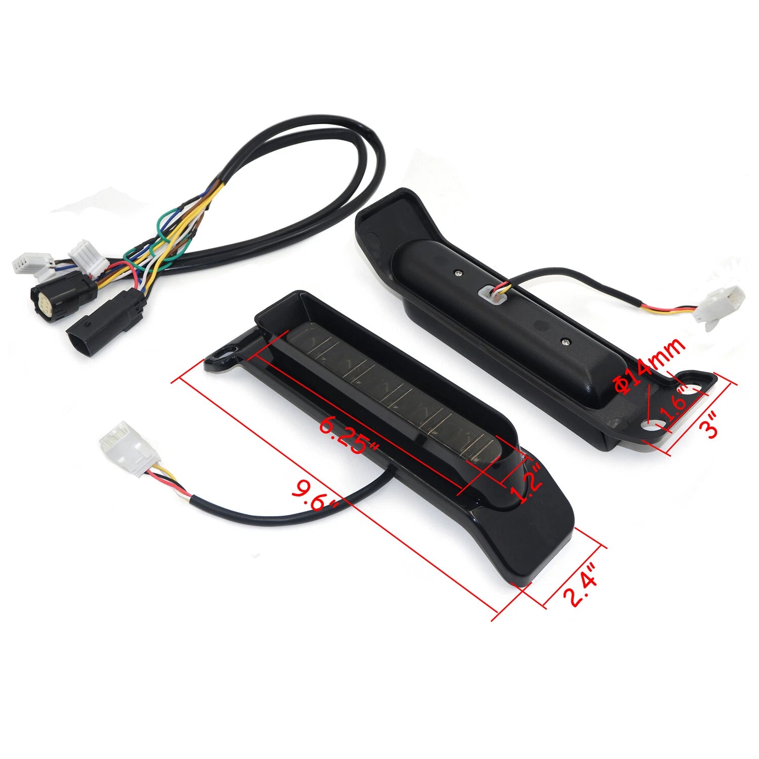 Auxiliary LED Brake Taillight for Harley FLHTCU FLHTCUL FLHTK FLHTKL FLTRU (2010–2023)