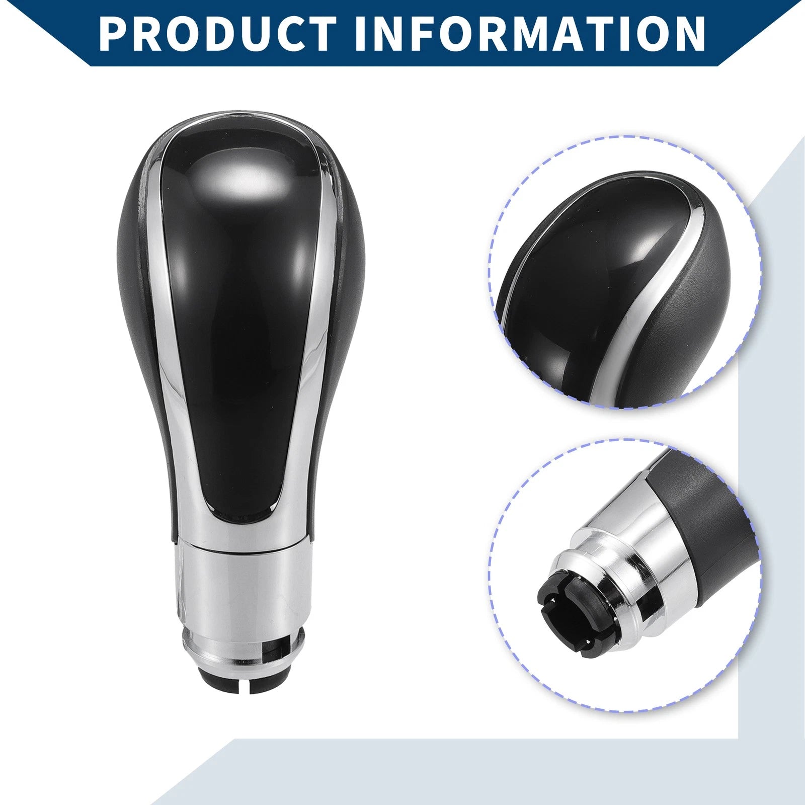Automatic Gear Shifter Knob for Opel Insignia (2009–2013) Plastic Black