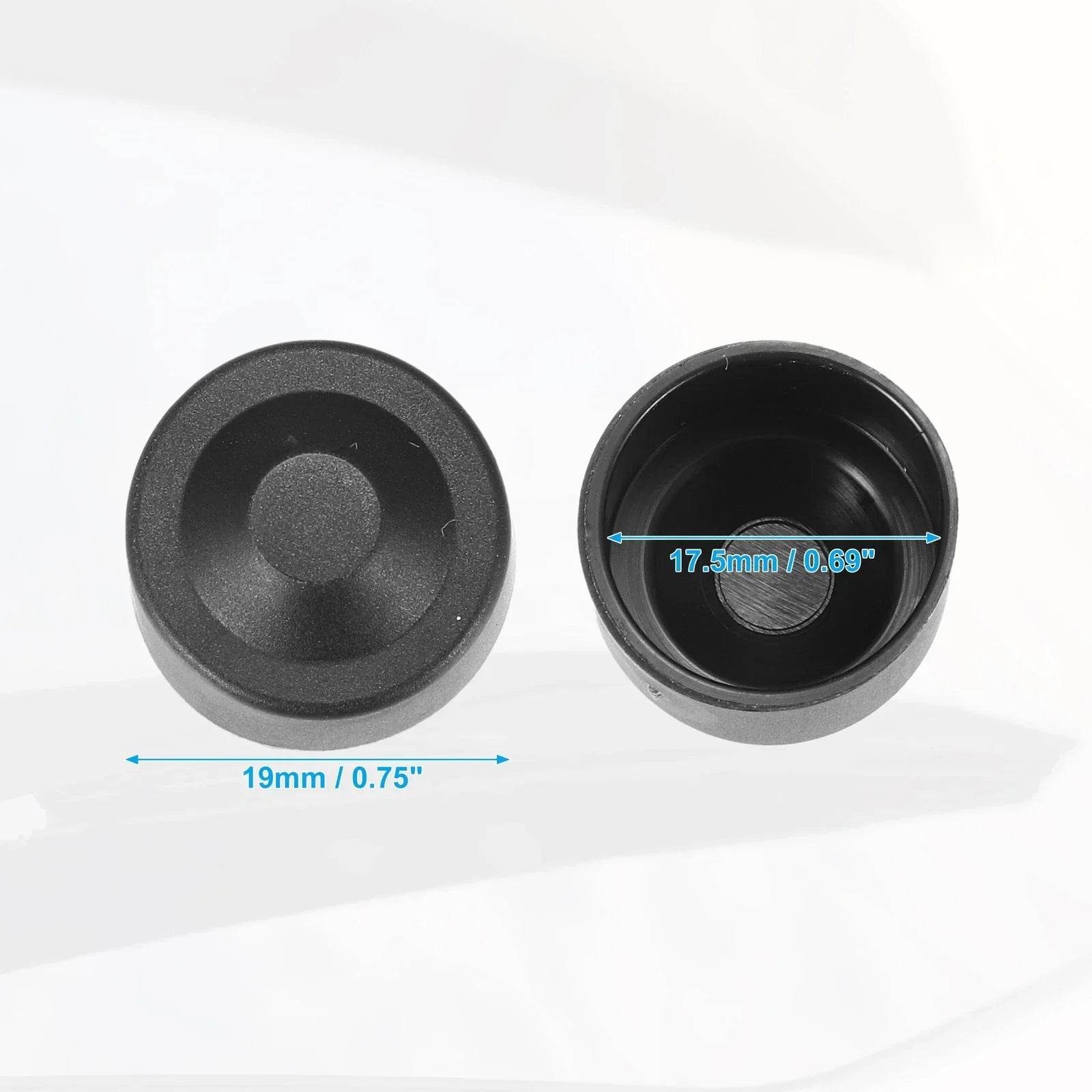 Front Windshield Wiper Arm Nut Cover Cap Black for BMW i3 (2014 - 2021)