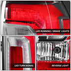 Chrome Housing Red Lens Reflector Taillight for GMC Yukon XL (2015–2020)
