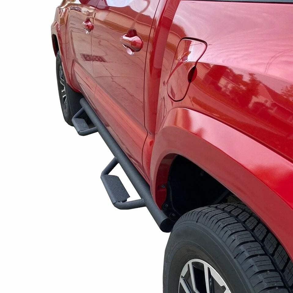 Running Boards for Toyota Tacoma (2005–2023) Black Side Steps Nerf Bar