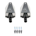 2X Ignition Coil & 4 Iridium Power Spark Plug Kit for Mercedes W202 C220 (1994–2000)