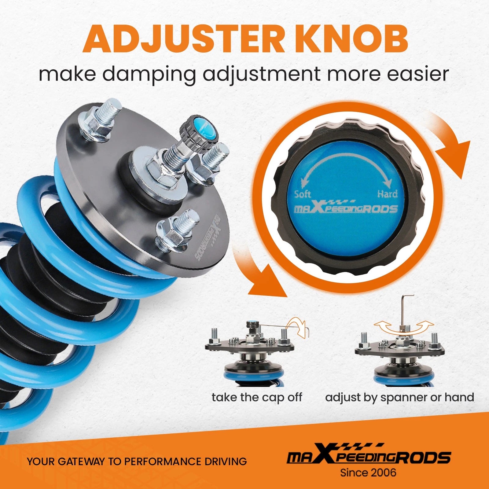 Adjustable Coilovers for Honda Accord (1990-1997)