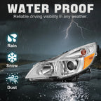 Projector Headlights for Subaru Outback/Legacy (2010–2014) Chrome Housing