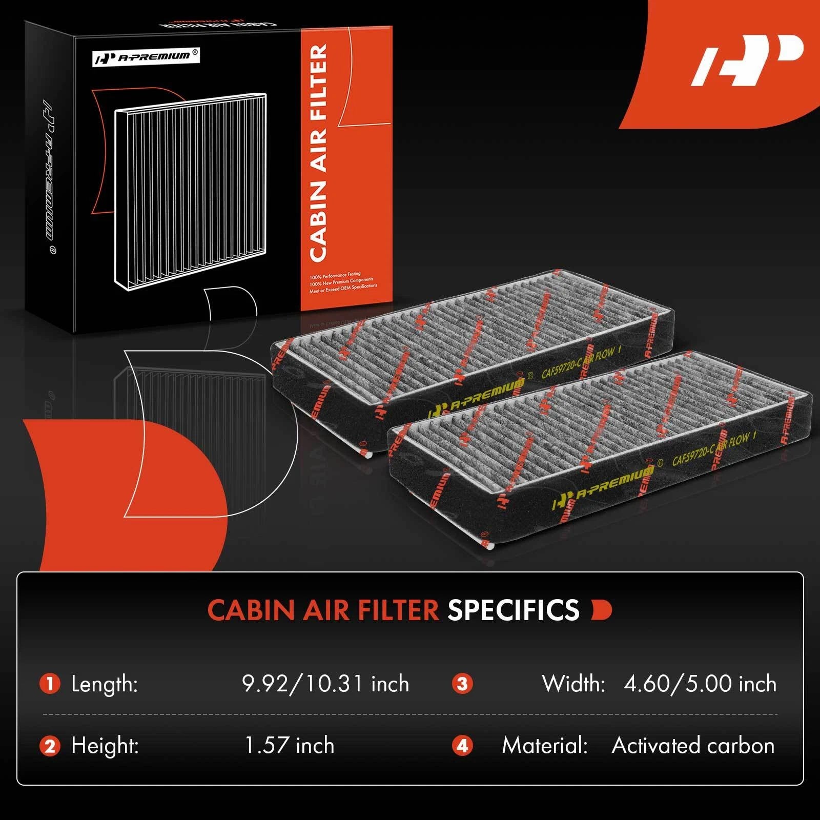 Engine & Cabin Air Filter for Mercedes-Benz CL500 CL55 AMG S350 S430 (2000–2006)