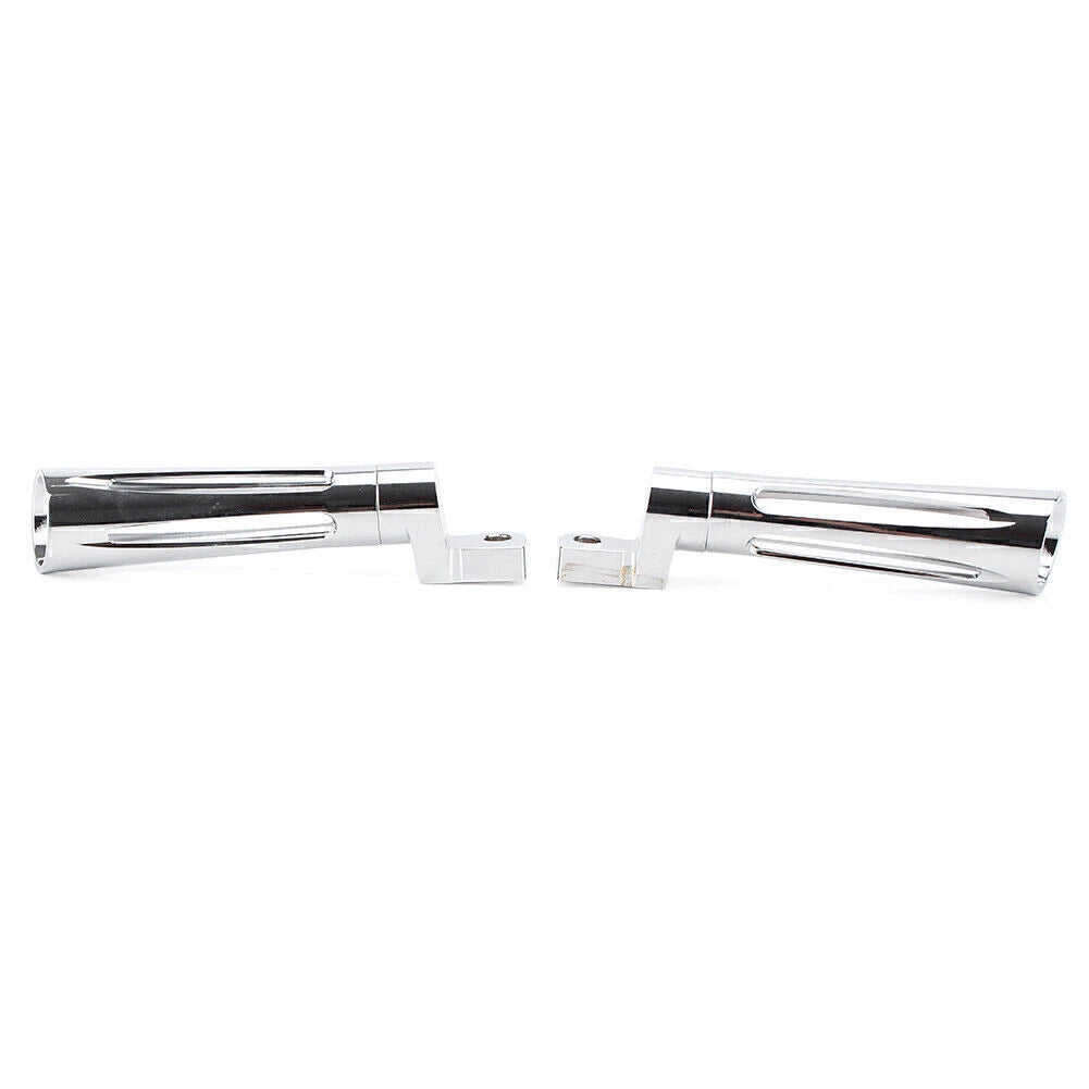 2X Racing Foot Pegs for Harley FXSB/SE FXS FXCW/C XL 1200N/1200T (2010–2017) Chrome