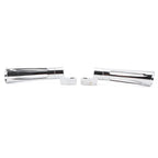 2X Racing Foot Pegs for Harley FXSB/SE FXS FXCW/C XL 1200N/1200T (2010–2017) Chrome
