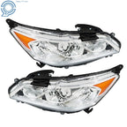 Set of 2 Halogen Headlights with DRL for Honda Accord Sedan (2016–2017)
