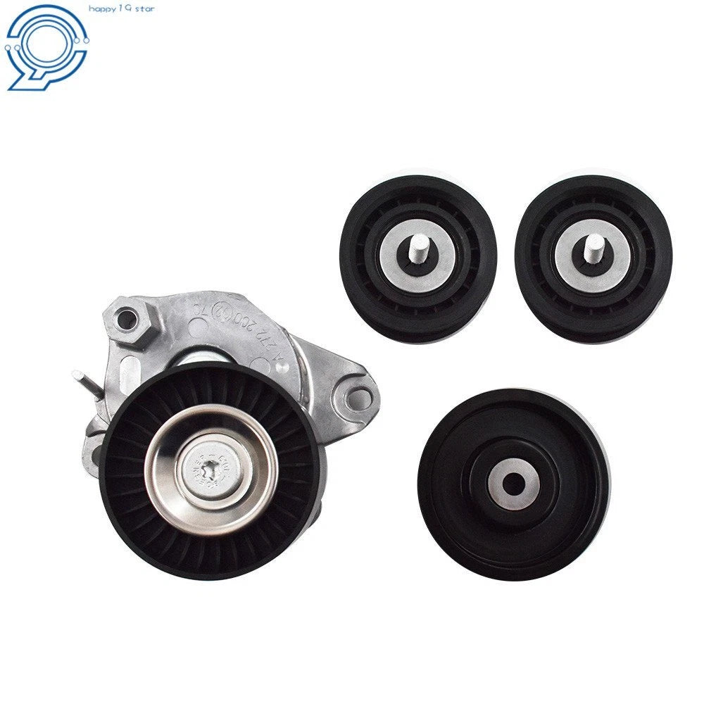 Belt Tensioner with Pulley & Idler Pulley for Mercedes C300 C350 E350 ML350 (2005–2012)