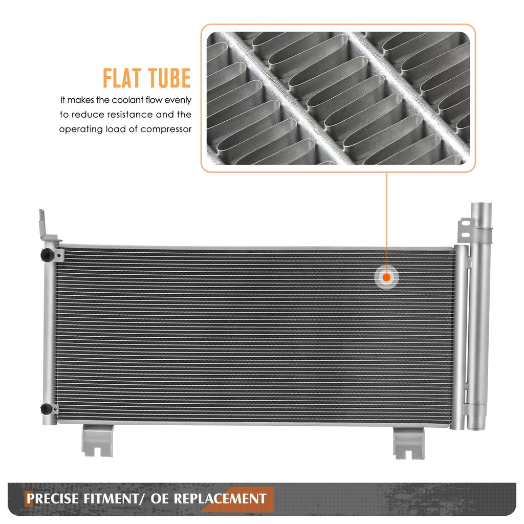 A/C Condenser for Lexus RX450H (2010–2015) Aluminum Core Replacement