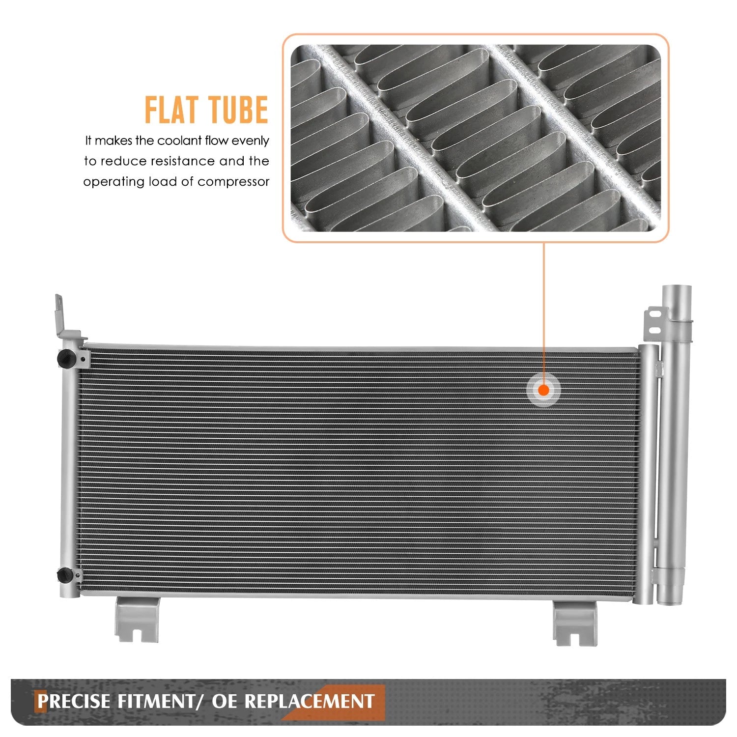 A/C Condenser for Lexus RX450H (2010–2015) Aluminum Core Replacement