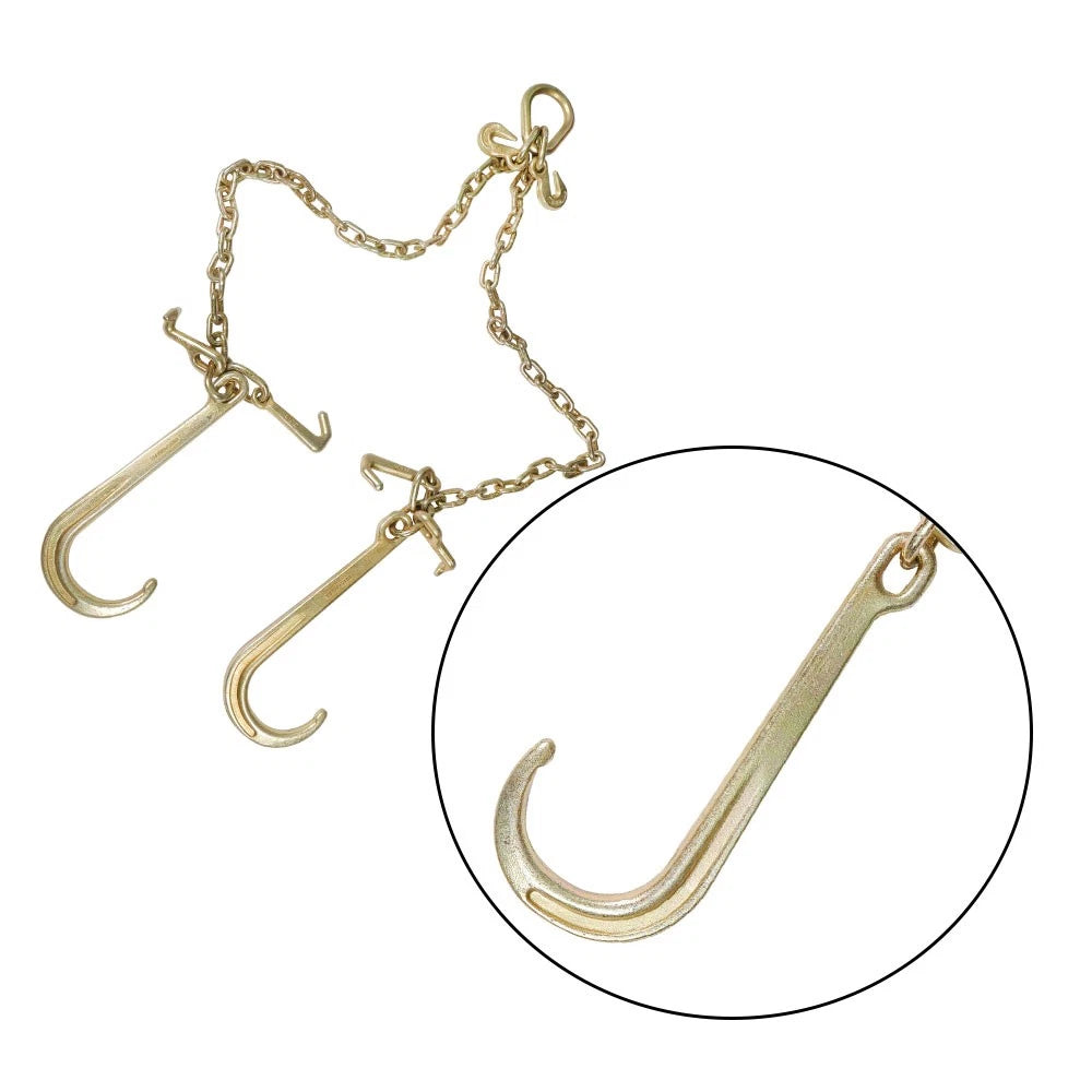 5/16" G70 V-Chain Bridle with 15" Large J Hooks for Various Models