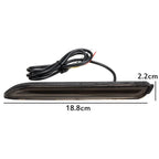 Smoked LED Rear Bumper Reflector Brake Stop Light for Toyota Camry