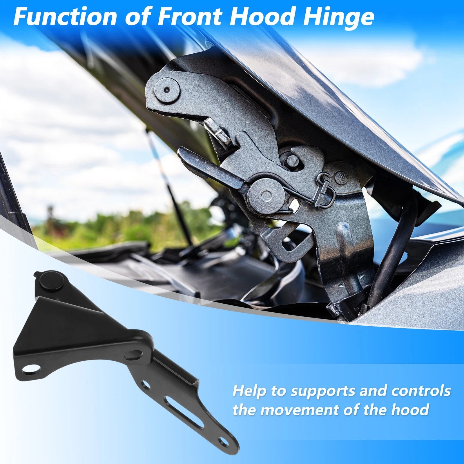 Front Hood Hinge for Honda Civic CR-V Element (2001–2005) No. 60170S5A000ZZ