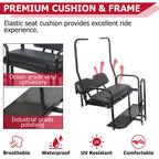 Rear Flip Seat Kit for Club Car DS (1982-2000.5)