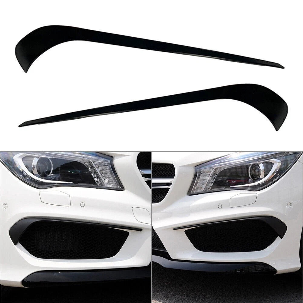 Front Bumper Lip Spoiler Splitter for Mercedes Benz CLA C117 (2013–2015)