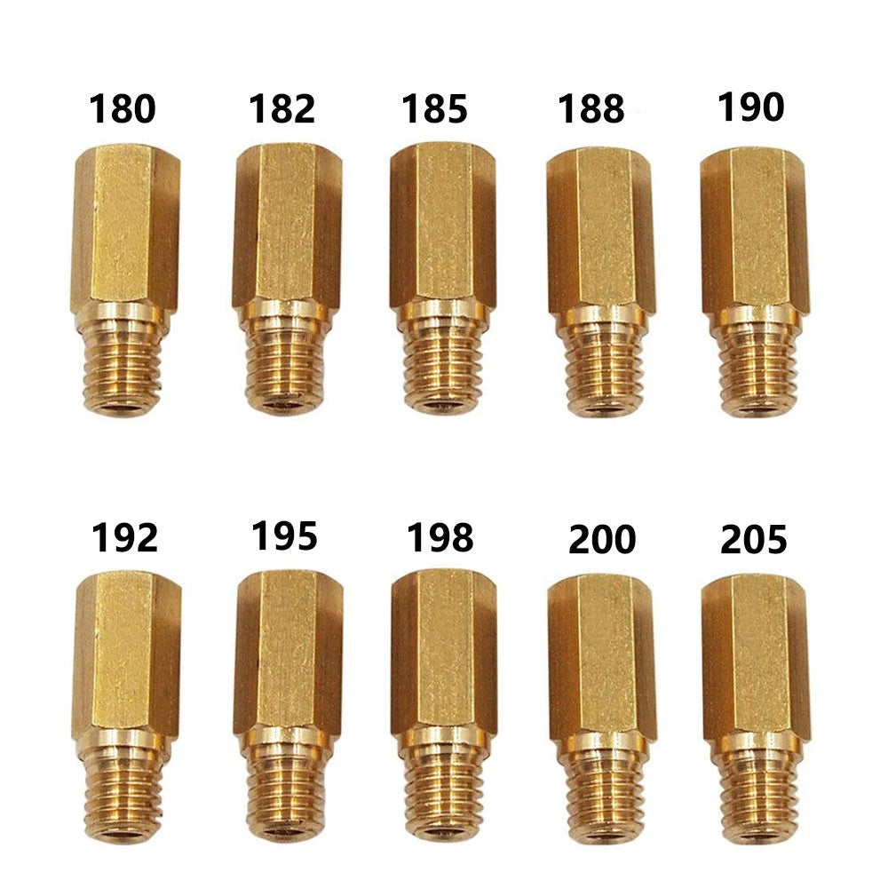 10pcs Carb Main Jet 180-205 for PWK PE OKO KOSO