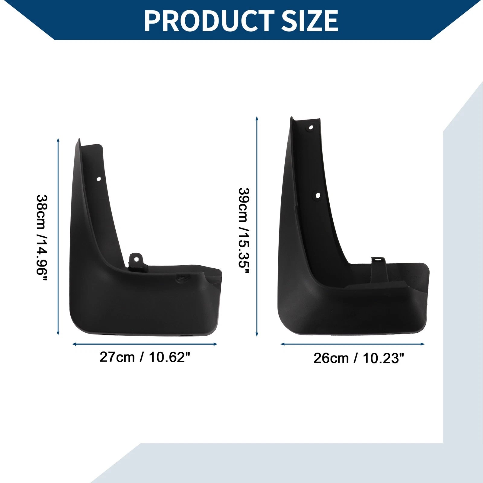 Set of 4 Mud Flaps Splash Guards for BMW X5 M (Sport) (2014–2018)