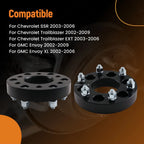 2X 32mm Wheel Spacers for Chevrolet SSR, Trailblazer, GMC Envoy (2003–2006)