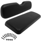 Rear Seat Cushion Set for EZGO TxT, ST, ST Sport, Valor (Black)