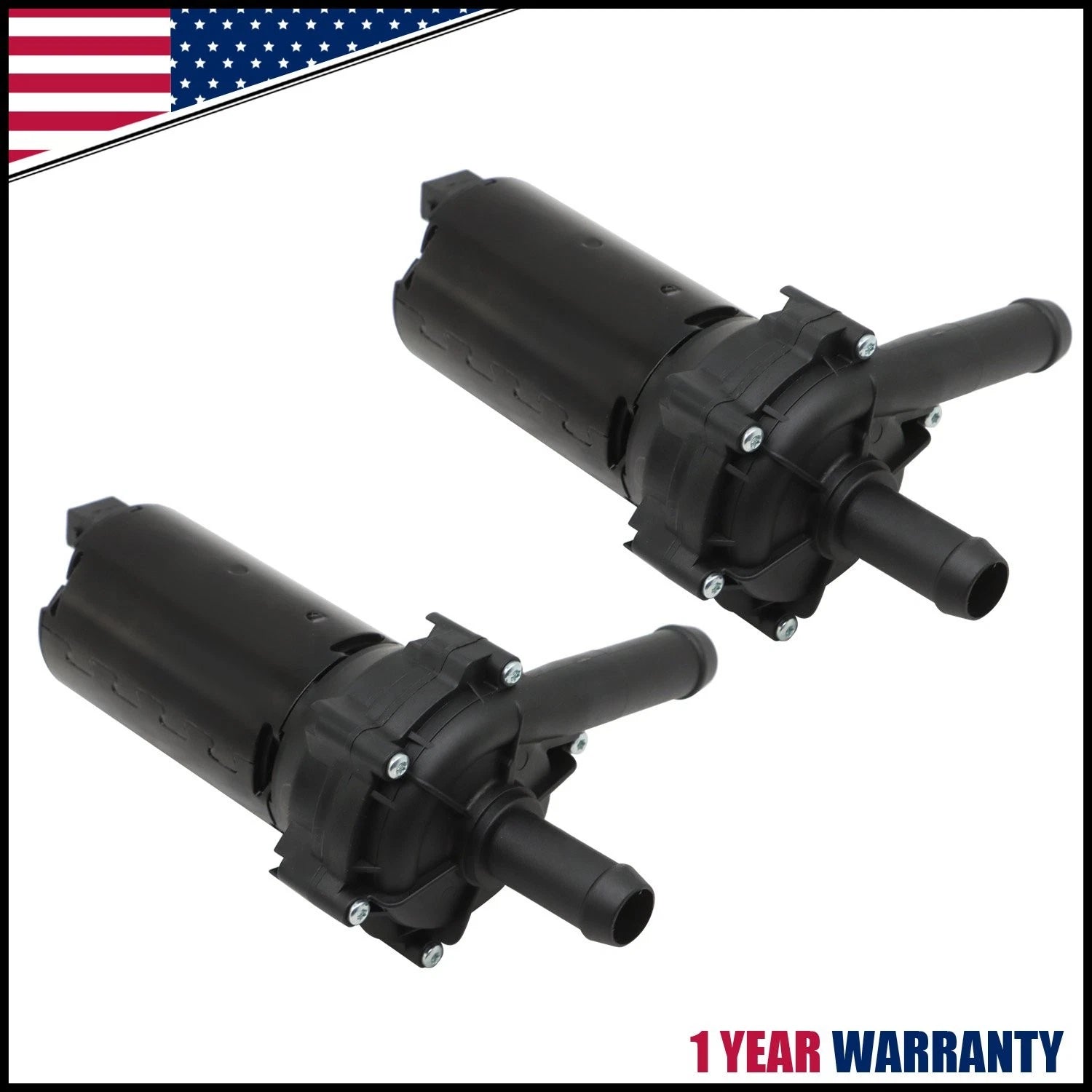 2Pc Supercharger Intercooler Heat Exchanger Electric Water Pump for - 0392022002