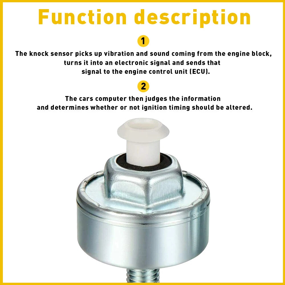 2X Knock Sensors for GMC Sierra & Chevy Silverado (2001–2006)
