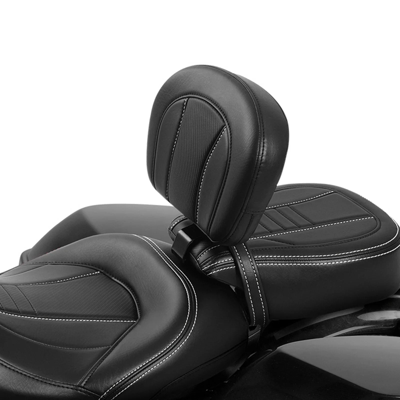 Driver Backrest Pad for Harley Touring CVO Street Glide (2009-2023) Black