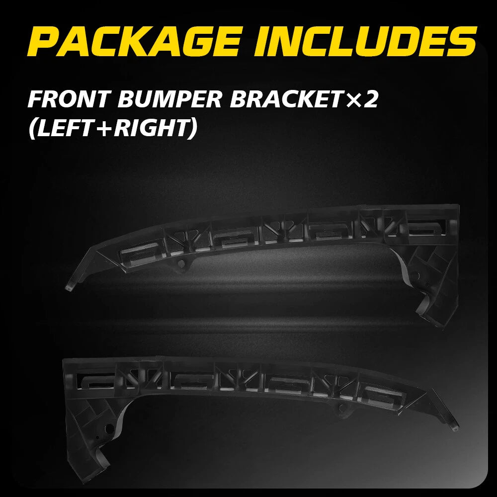 Set of 2 Front Bumper Brackets for Honda Fit (2009–2014)