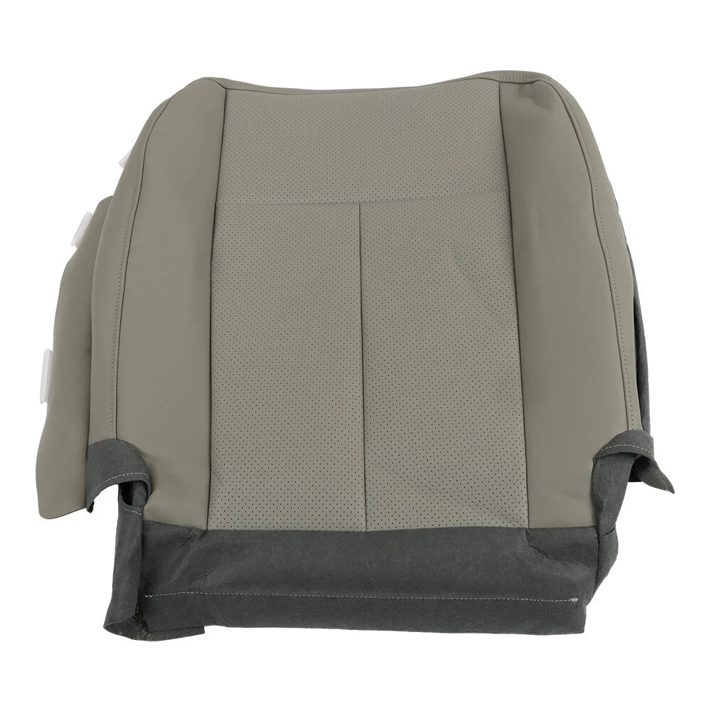 Driver Side Bottom Leather Seat Cover for Ford Expedition (2007-2014) Gray
