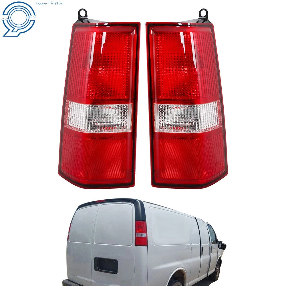 Set of 2 Tail Lights for Chevy GMC Express Savana 1500 2500 3500 (2003–2023)