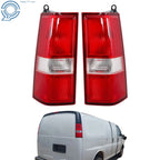 Set of 2 Tail Lights for Chevy GMC Express Savana 1500 2500 3500 (2003–2023)