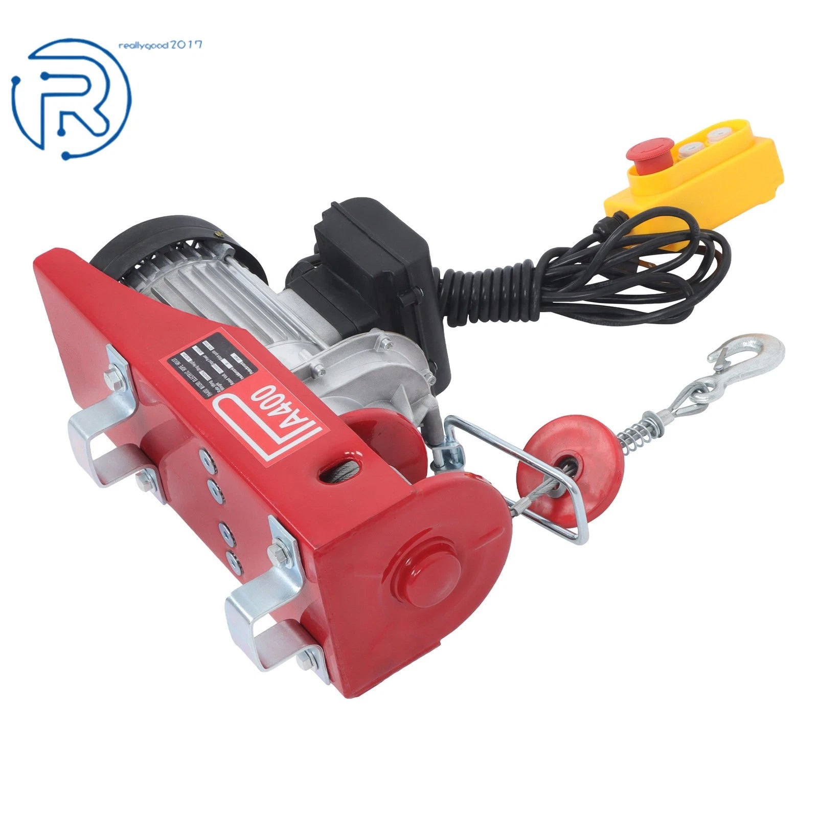 Electric Hoist for Automotive Use (880lbs, 14FT Wired Remote)