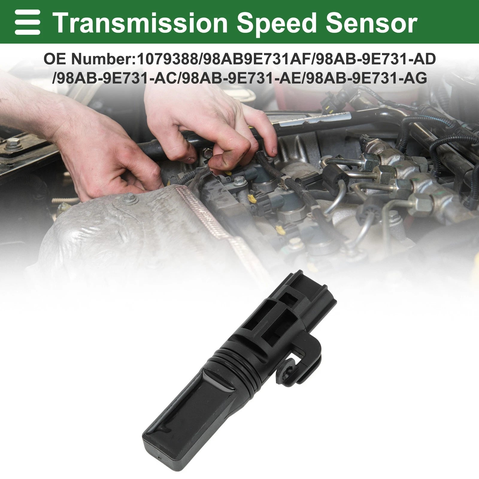 1 Pc Transmission Speed Sensor for Ford Focus C-Max (2005–2007) No.98AB9E731AF